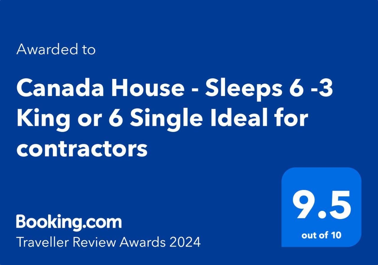 Canada House - Sleeps 6 -3 King Or 6 Single Ideal For Contractors Уоррингтон Экстерьер фото